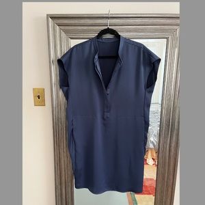 Sleeveless Shirt Dress